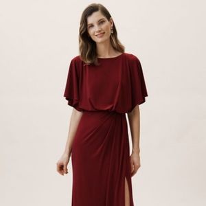 BHLDN - Lena Dress - COLOR: BORDEAUX